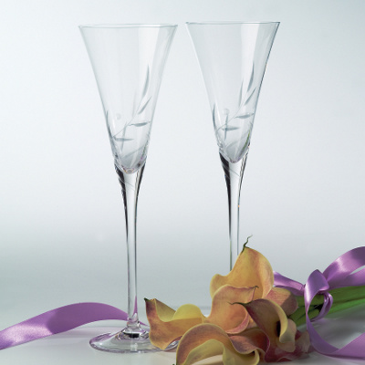 Lenox Opal Innocence Toasting Flutes