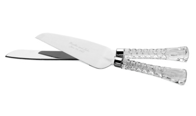 Gorham Crystal Wedding Server Set