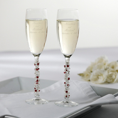 Austrian Crystal Wedding Toasting Flutes You May Also Like