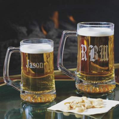 14 Oz. Glass Mug for Groomsmen