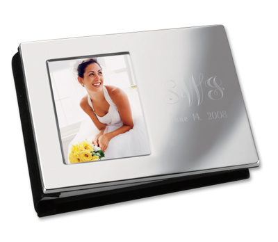 Silver-plated Photo Album with Picture Frame Cover
