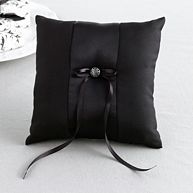 Black Ring Pillow