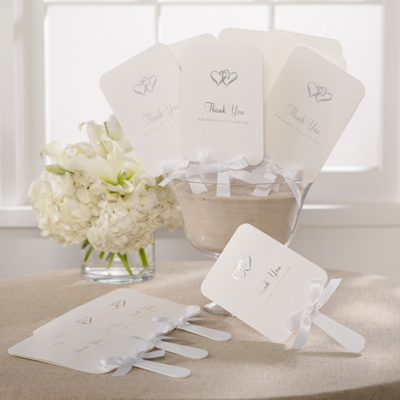 Wedding Favor Fans White with Hearts Set of 25 You May Also Like