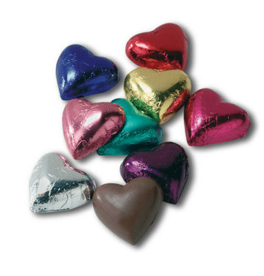 Festive Confetti Hearts
