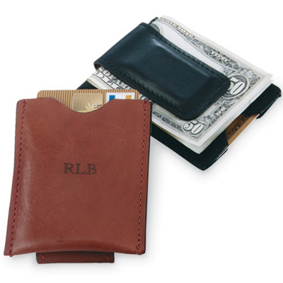 Personalized Leather Money Clip for Groomsen