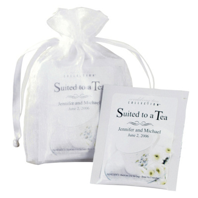 "Suited to a Tea" Tea Personalized Favor