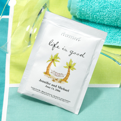 Nice Wedding Favors on Personalized  Life Is Good  Margarita Mix Wedding Favor