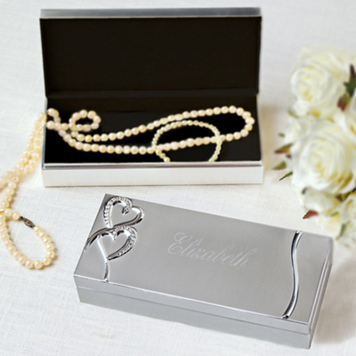Twin Heart Rectangular Box