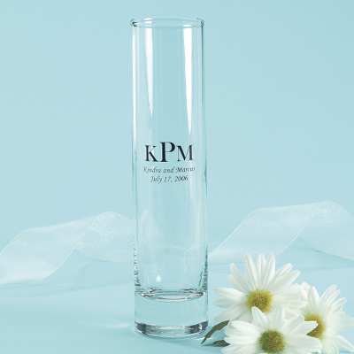 Personalized Favor Vase