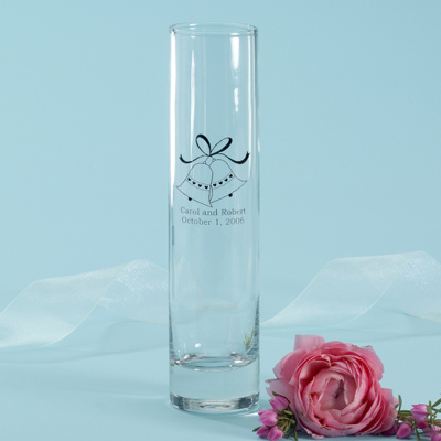 Wedding Bells Design Favor Vase