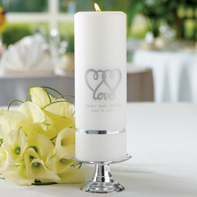 Two Hearts, One Love Unity Candle