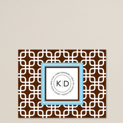 Modern Square Note Card Set