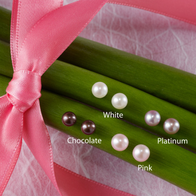 Pearl Stud Pierced Earrings