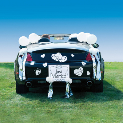 Wedding  Decoration on Wedding Car Decorating Kit   Wedding Car Decorations