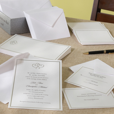 Platinum Hearts DIY Wedding Invitation You May Also Like You May Also Like