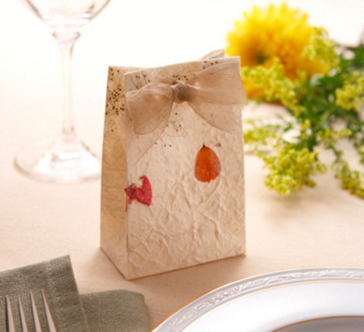 Natural Beauty DIY Wedding Favor Bags