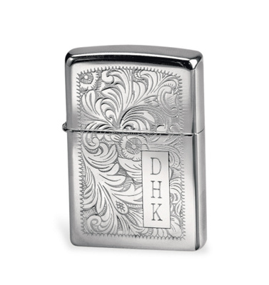 Zippo Lighter with Filigree Design