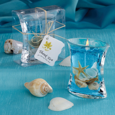 Seashell Gel Candle