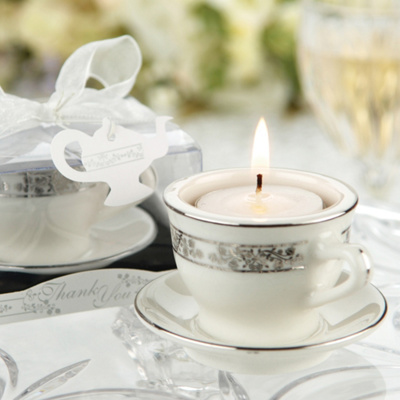 Teacup and Tealight Candle Miniature