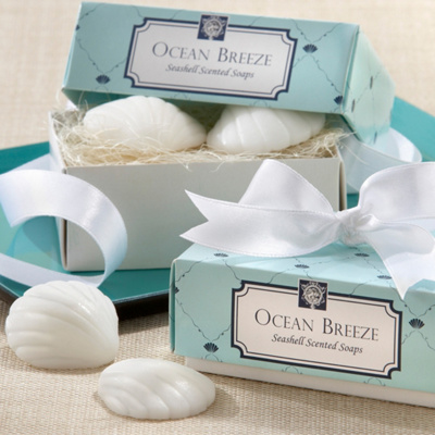 Ocean Breeze Seashell Scented Soaps