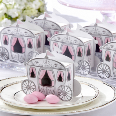 Enchanted Carriage Wedding Favor Boxes