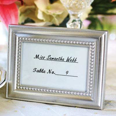 Beaded Place Card Holder