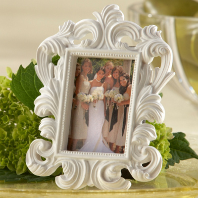 Wedding Places on Black Baroque  Wedding Place Card Holder And Photo Frame