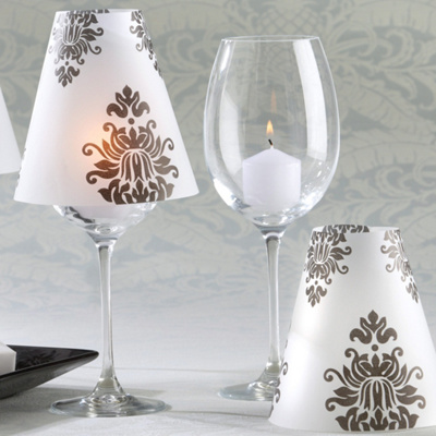 Damask Vellum Shades (set of 24)