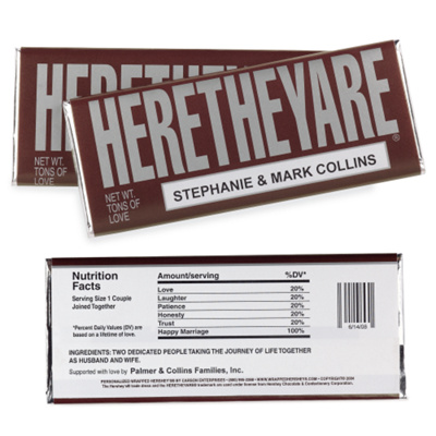 Hershey's® HERETHEYARE Personalized Large Chocolate Bar Favor