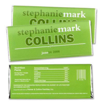 Hershey's® Chocolate Bars with Personalized Wrappers Creative Names Design