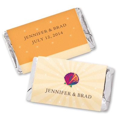 Hershey's® Beach Theme Personalized Mini Chocolate Bar Favor