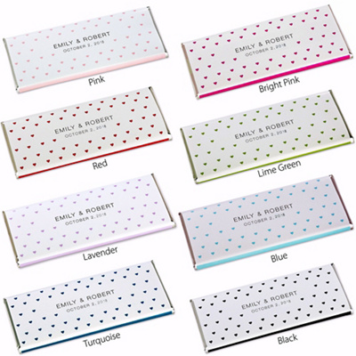 Hershey's® Mini Hearts Personalized Chocolate Bar Favor