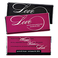 Hershey's® Always Forever Love Personalized Large Chocolate Bar Favor