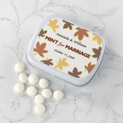  Unique Wedding Favors Edible Wedding Favors Fall Leaves Design Mint 