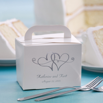 Wedding Cake Favor Boxes on Wedding Cake Boxes For Guests   Take Home Wedding Cake Box