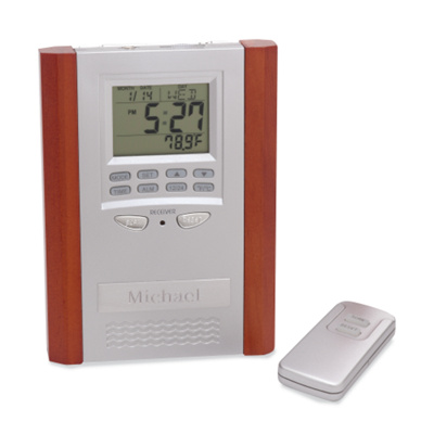 Desktop Radio Alarm Clock With Remote