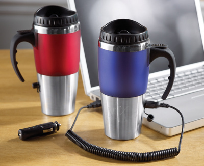 Travel Mug with USB Plug