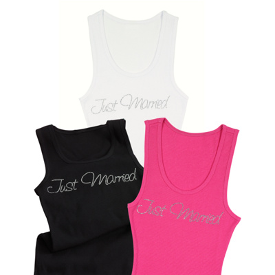 "Just Married" Tank