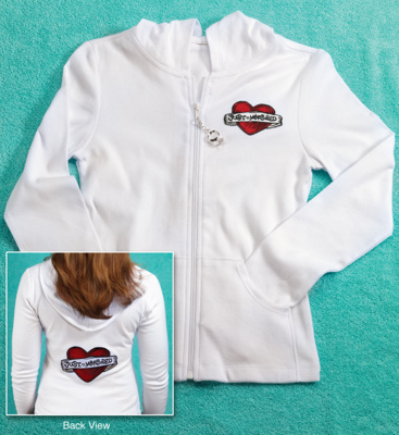 "Just Married" White Hoodie