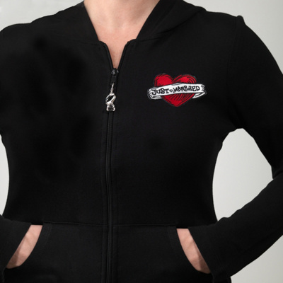 "Just Married" Black Hoodie