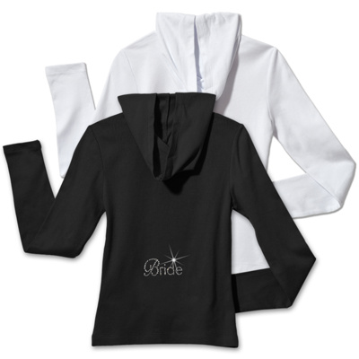 Bejeweled "Bride" Hoodies