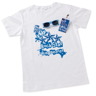 Rock Star Ring Bearer Shirt Set