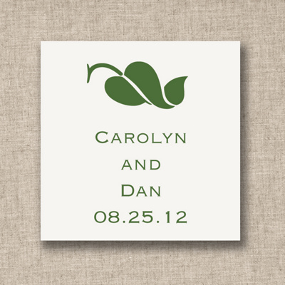 Favor Tags, Leaf of Love