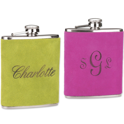 Suede Flask