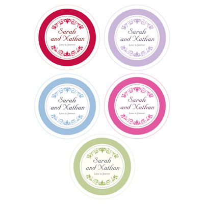 Personalized Coasters Sarah Design with Custom Message