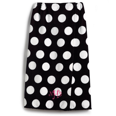 Personalized Terry Wrap for Bridesmaid