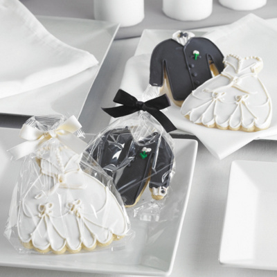 Cookies  Wedding Favors on Bride And Groom Cookie Wedding Favors   Cookie Wedding Favors