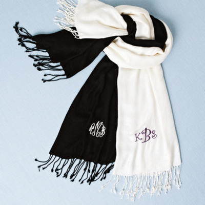 Personalized Pashmina for Bridesmaids