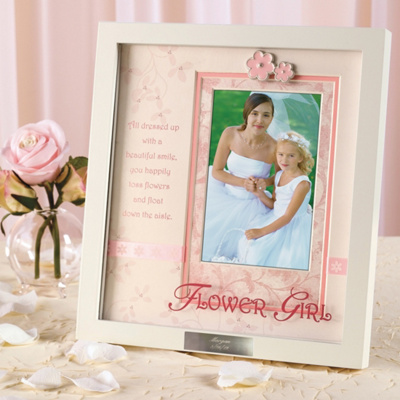 Girl Gifts on Flower Girl Shadowbox Picture Frame   Flower Girl Picture Frame