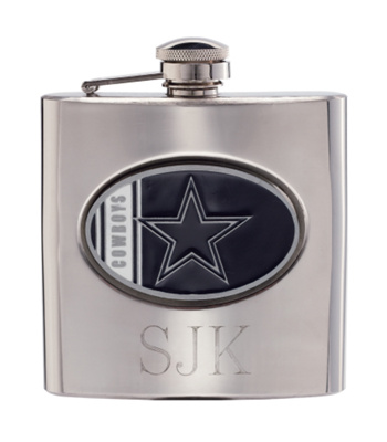 Engraved NFL Flask for Groomsmen